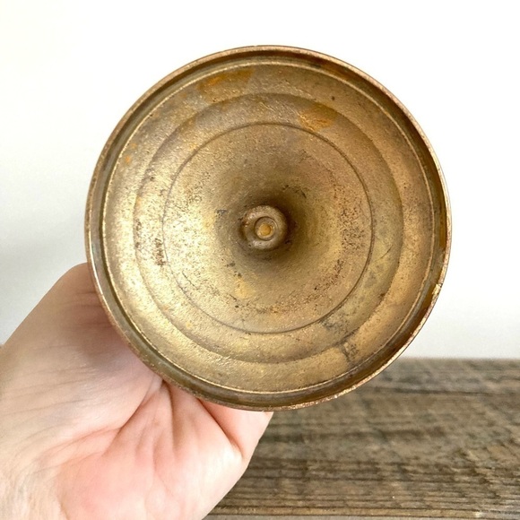 Brass candlestick 6” tall - Picture 4 of 4